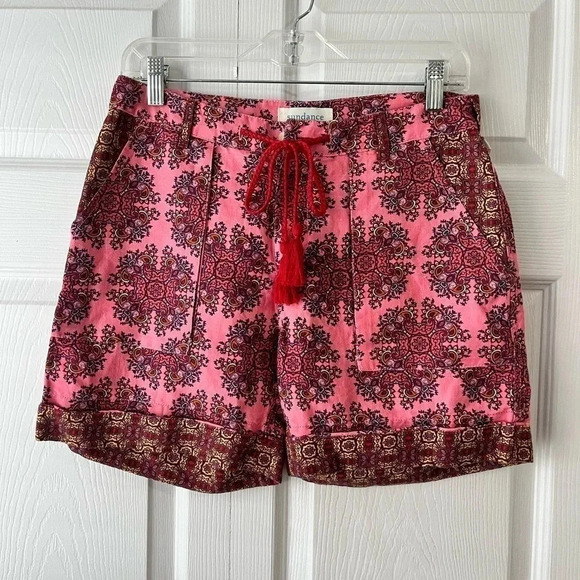 Sundance cotton and linen drawstring women’s shorts size xs - Picture 3 of 10